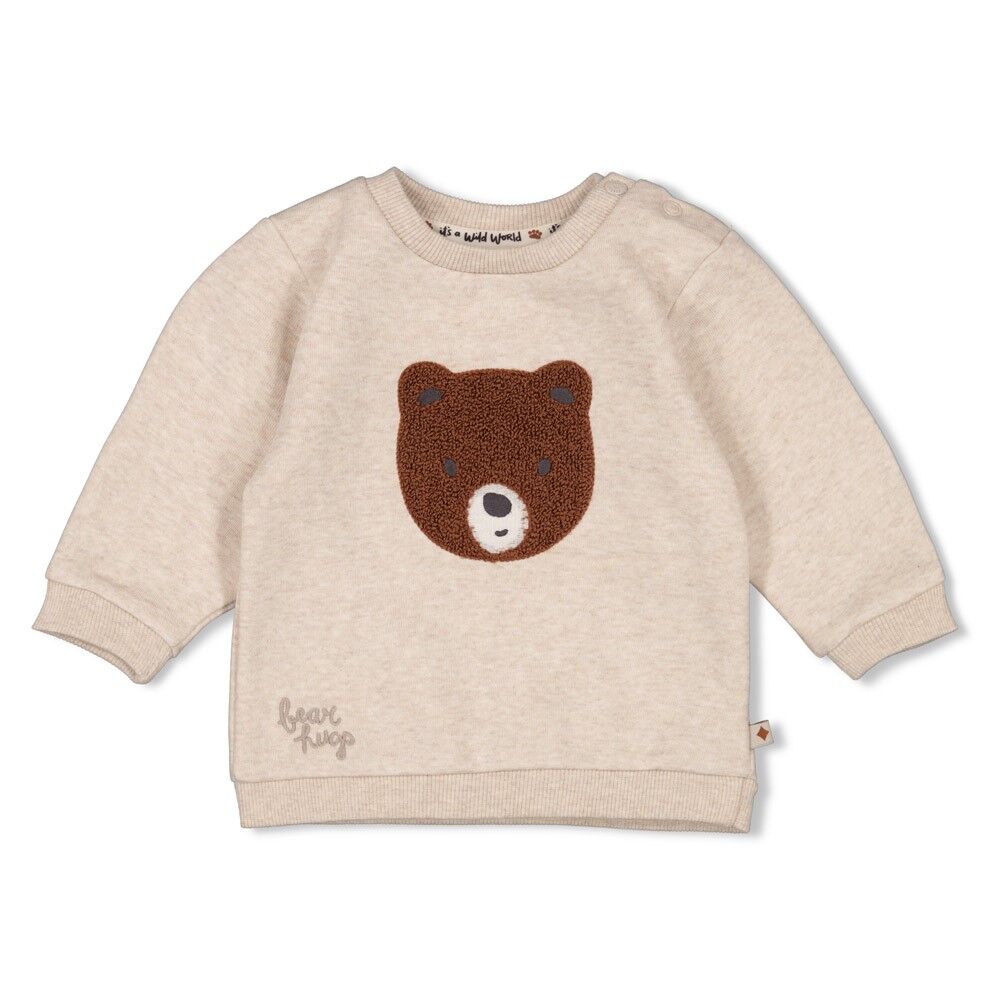 Sweater Wild World (Taupe Melange) – Bild 1
