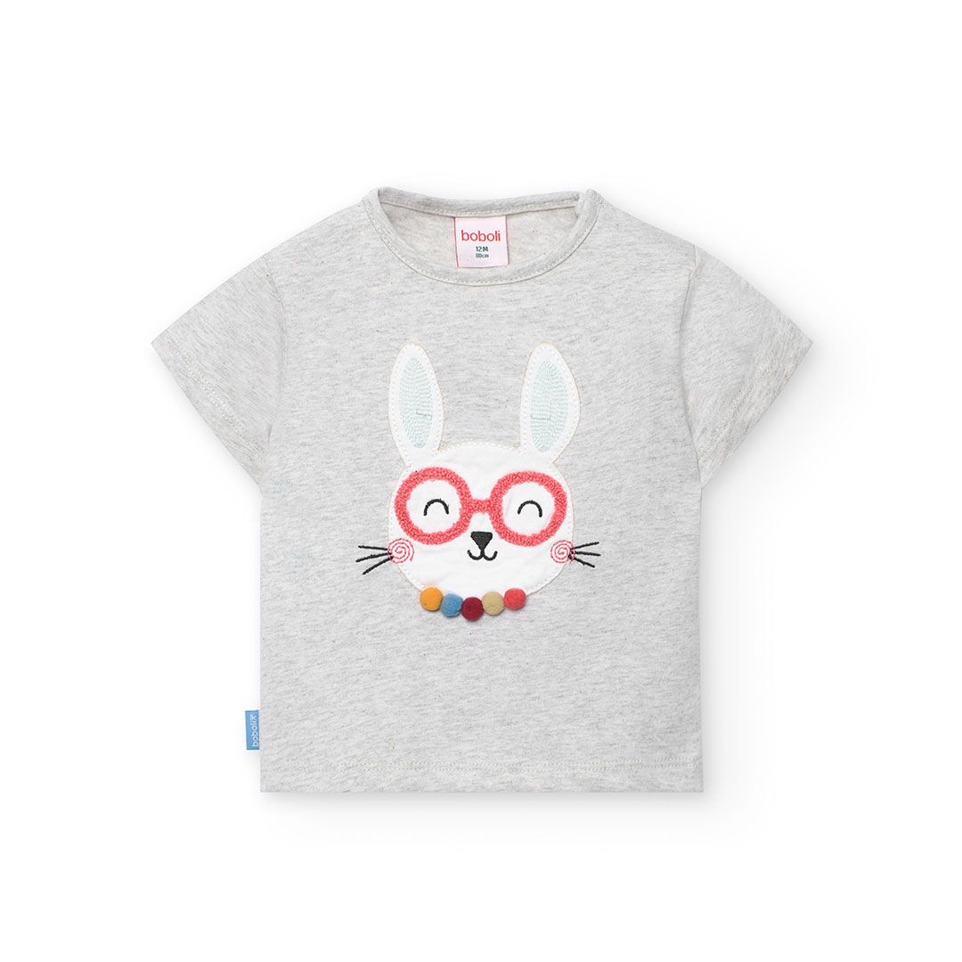 Gestricktes T-Shirt (rauh) von Boboli – Bild 1