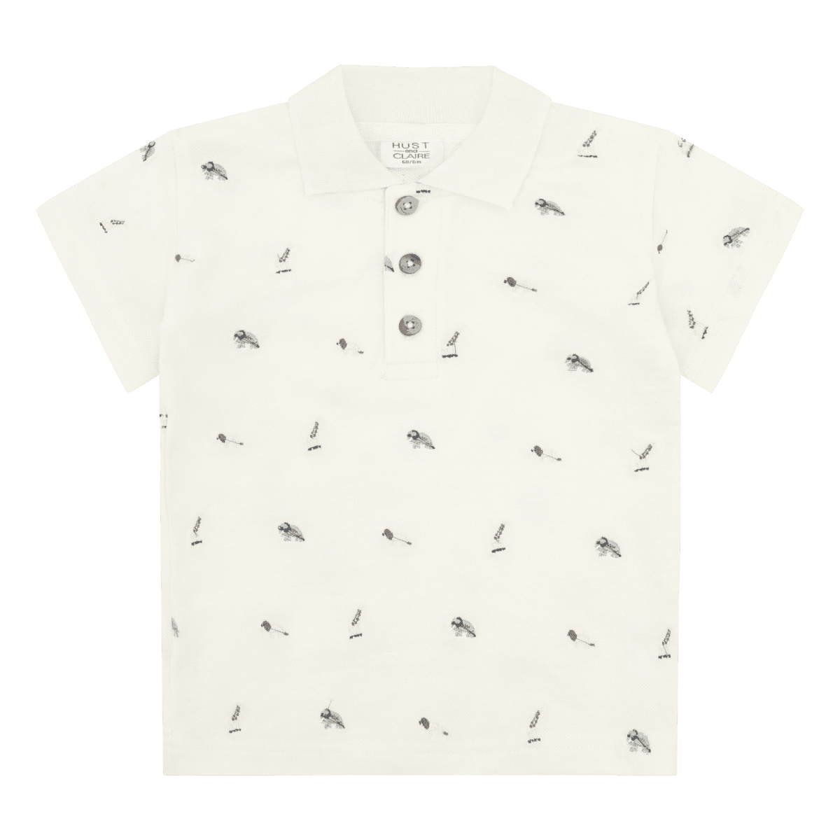 HCAdrian Animal T-Shirt Polo (Snow White) – Bild 1