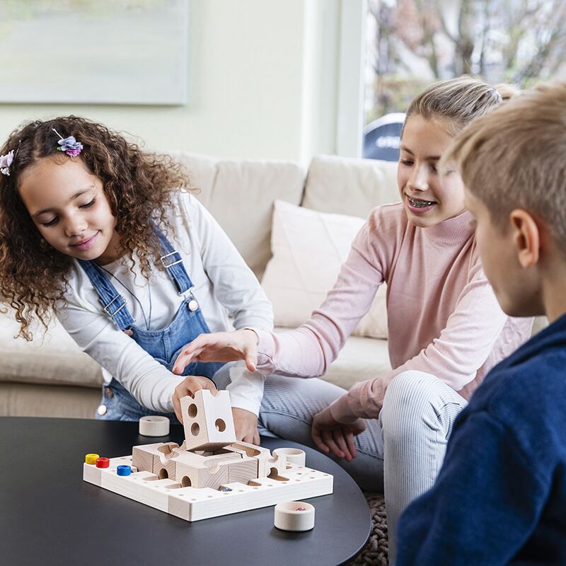 mood-CUBORO-1174 Kugelbahn-Set "Tricky Ways" von CUBORO – Bild 1