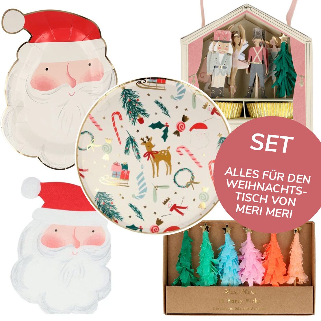 Weihnachtstisch Set von Meri Meri – Bild 1