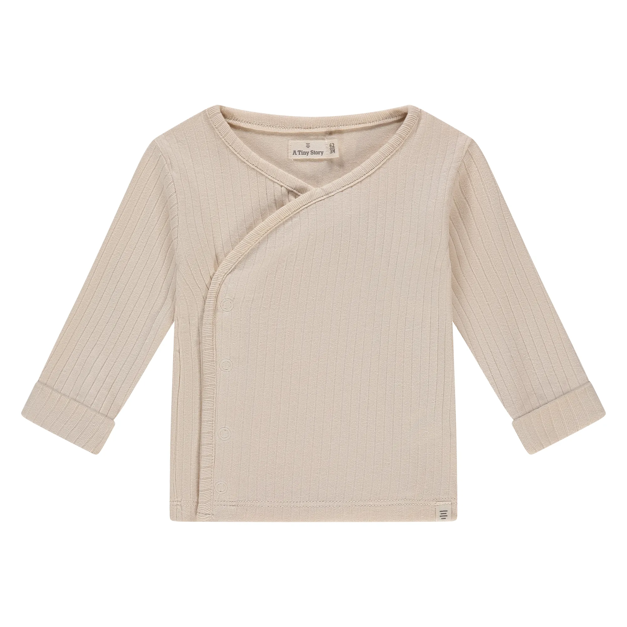 Baby T-shirt Longsleeve (snow) von A Tiny Story – Bild 1