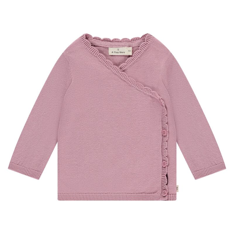 Baby Cardigan (rouge) von A Tiny Story – Bild 1