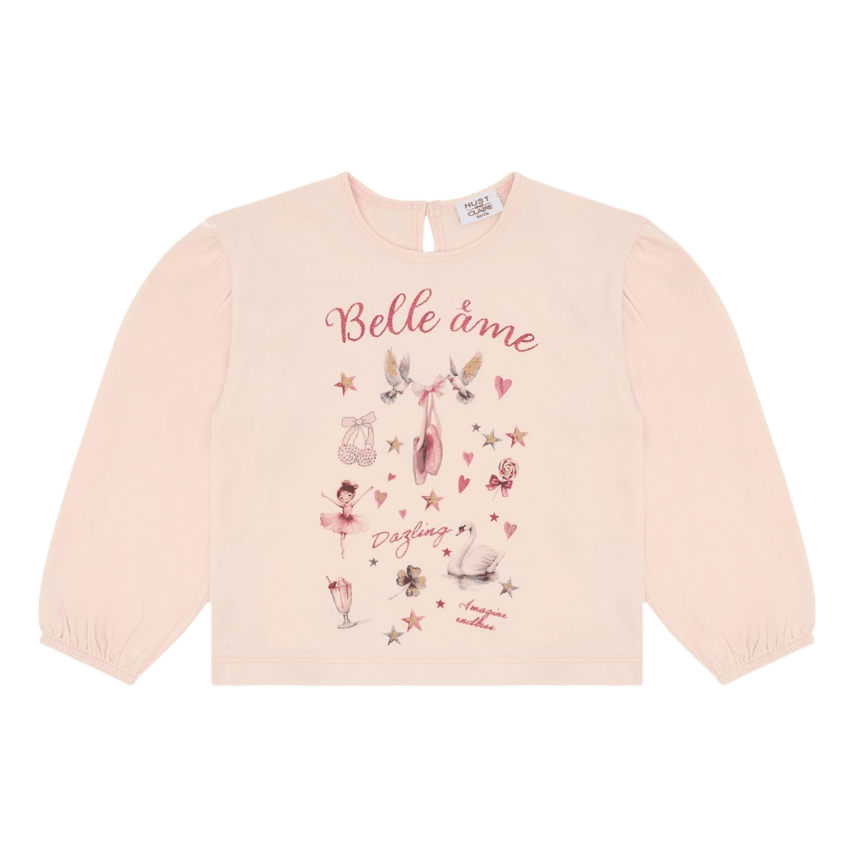361-12463-3763 HCAlma Belle A'me T-Shirt Longsleeve (Quartz) – Bild 1
