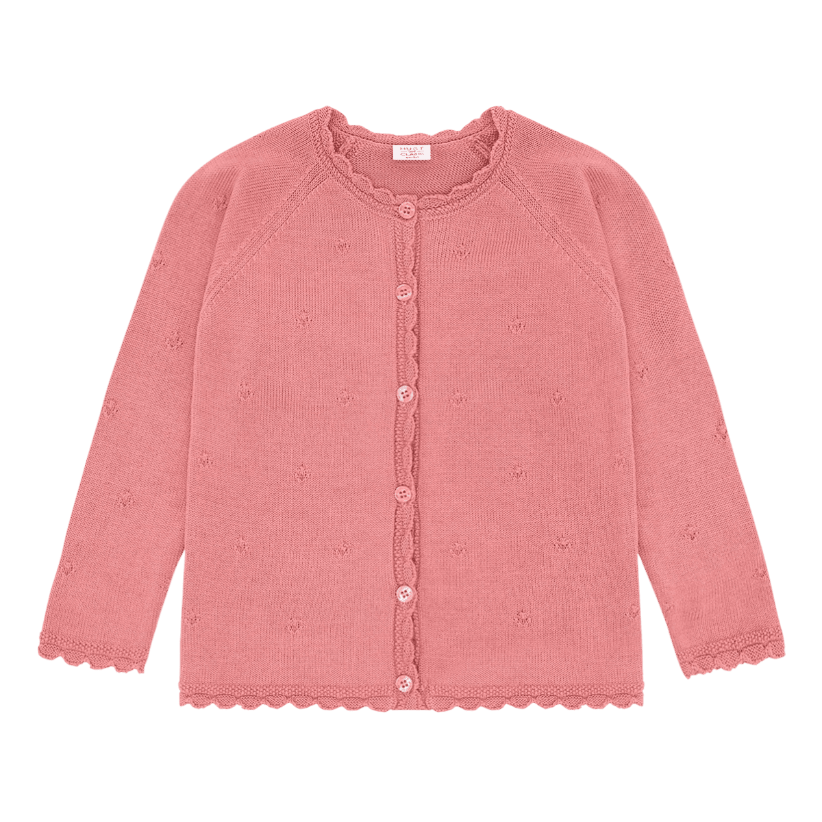 361-44570-3709 HCCilja Pointelle Cardigan (Sorbet) – Bild 1