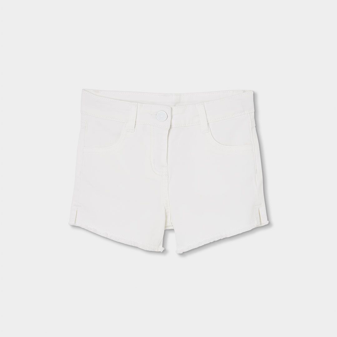 Shorts serge, elastisch, Bermudashorts (weiss) von Boboli – Bild 1