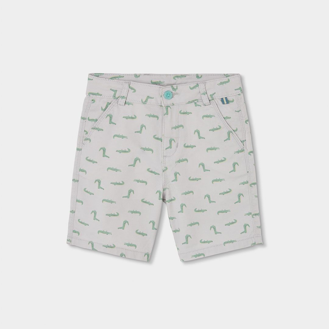 Kurze Hose, Gabardine, Bermudashorts (Print) von Boboli – Bild 1