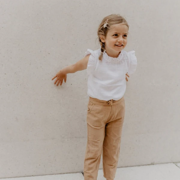 Musselin Top mit Rüschen – Bild 1