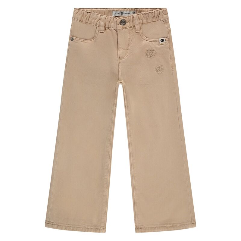 Hose Wide Leg (Beige) von Stains and Stories – Bild 1