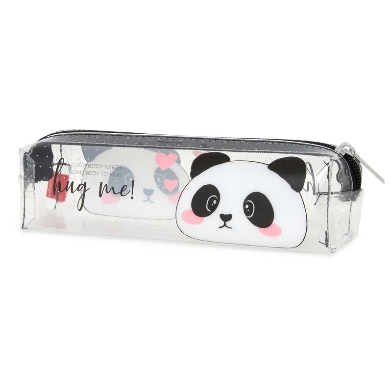 PC0023_1 Transparentes Federmäppchen "Panda"
