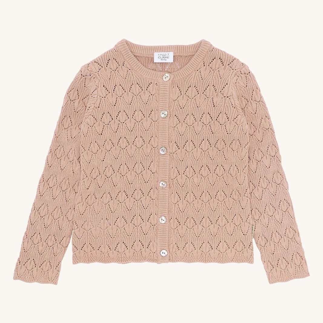 355-00193-44533-3549-medium HCCilja Pointelle Cardigan (Rugby Tan) – Bild 1