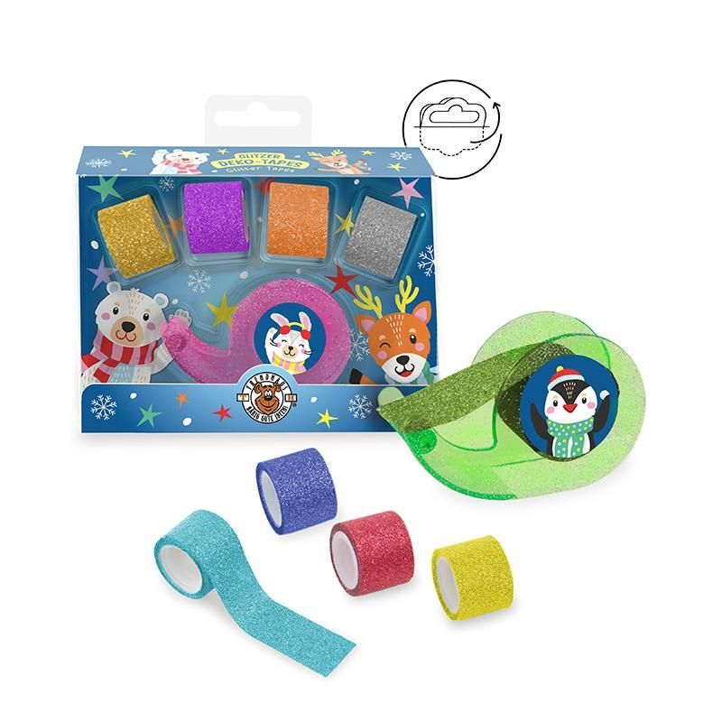 MM SF Glitzer-Tapes mit Abroller (6-teilig) – Bild 1