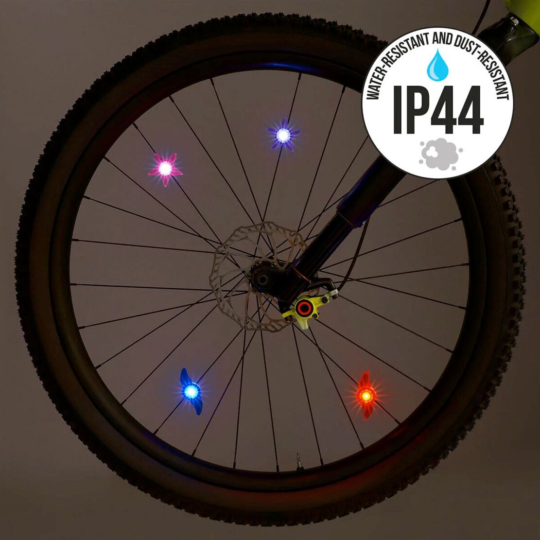 Lichter-Set für Fahrrad Speichen Ride & Shine (verschiedene Motive) – Bild 1